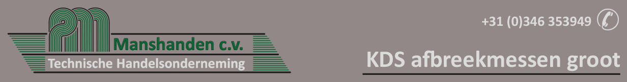 header kds afbreekmessen